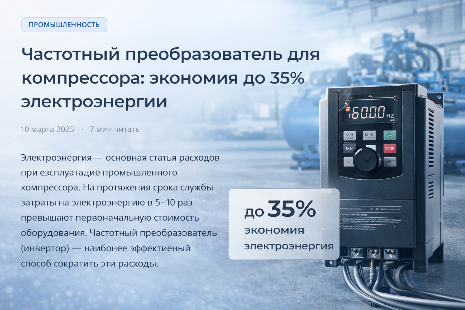 Частотный преобразователь