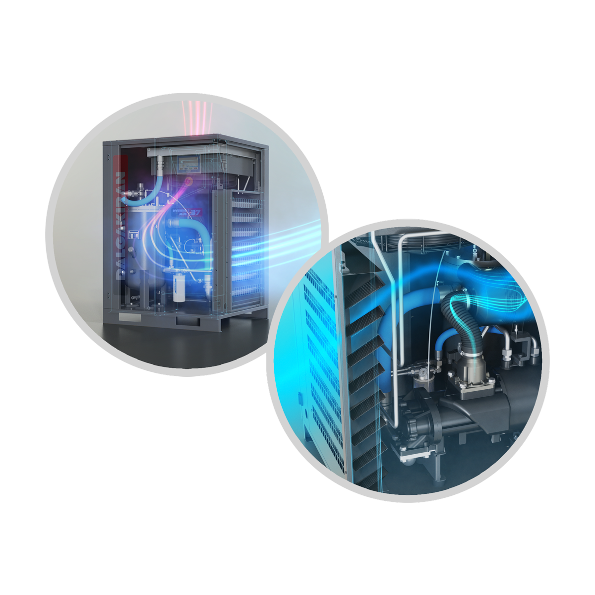 Винтовой компрессор Inversys 15 + pm Laser Compact 16 бар — изображение 2