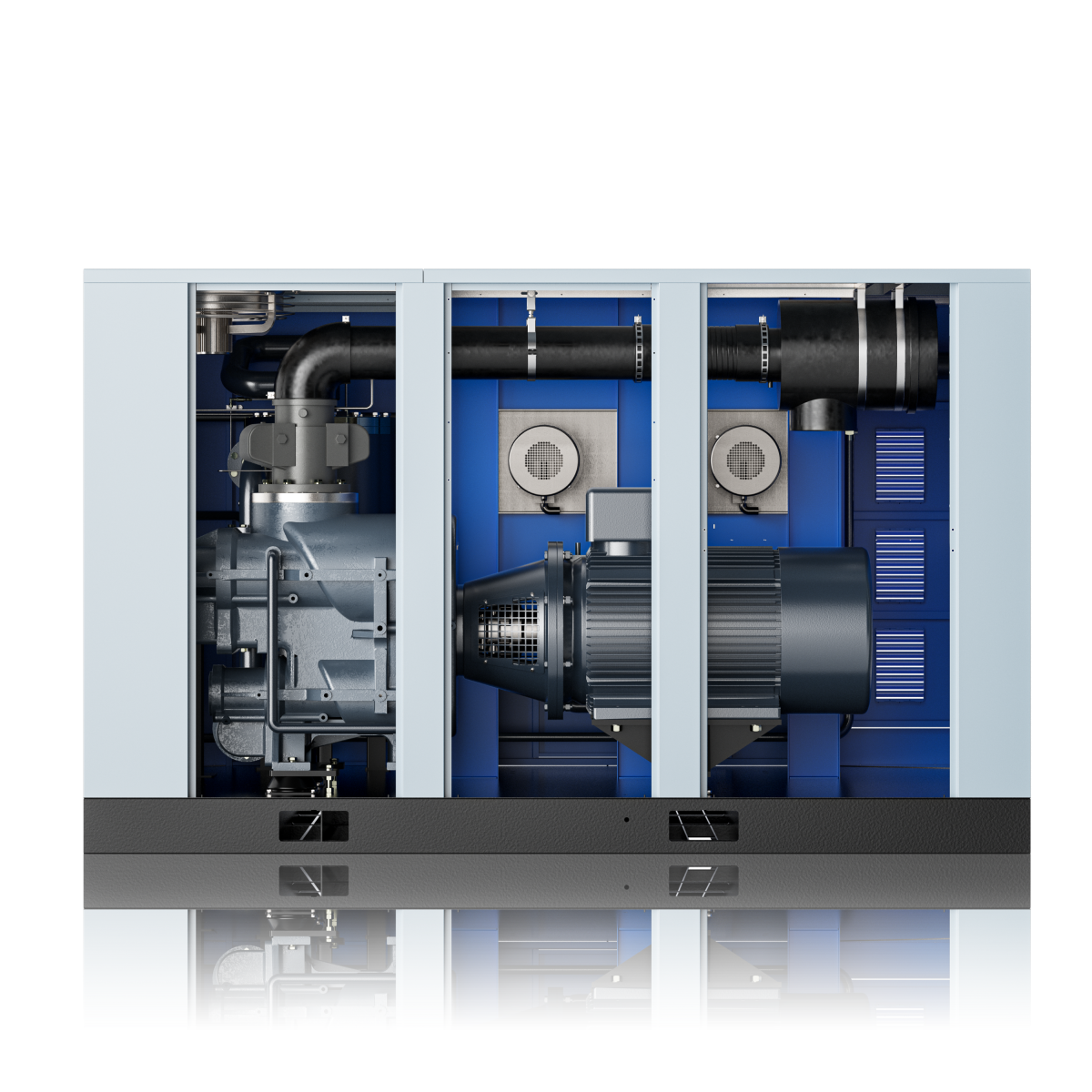 Энергоэффективный Двухступенчатый Винтовой Компрессор SCR220HPM 12.5 бар — изображение 5
