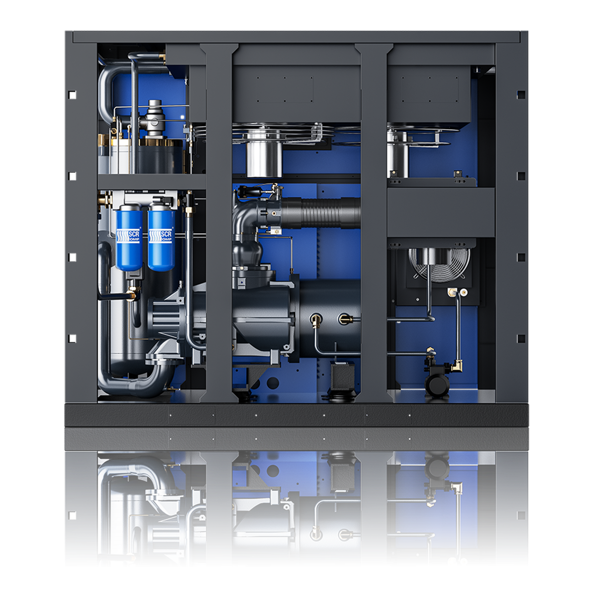 Инверторный Винтовой Компрессор SCR150EPM2-8 бар — изображение 3