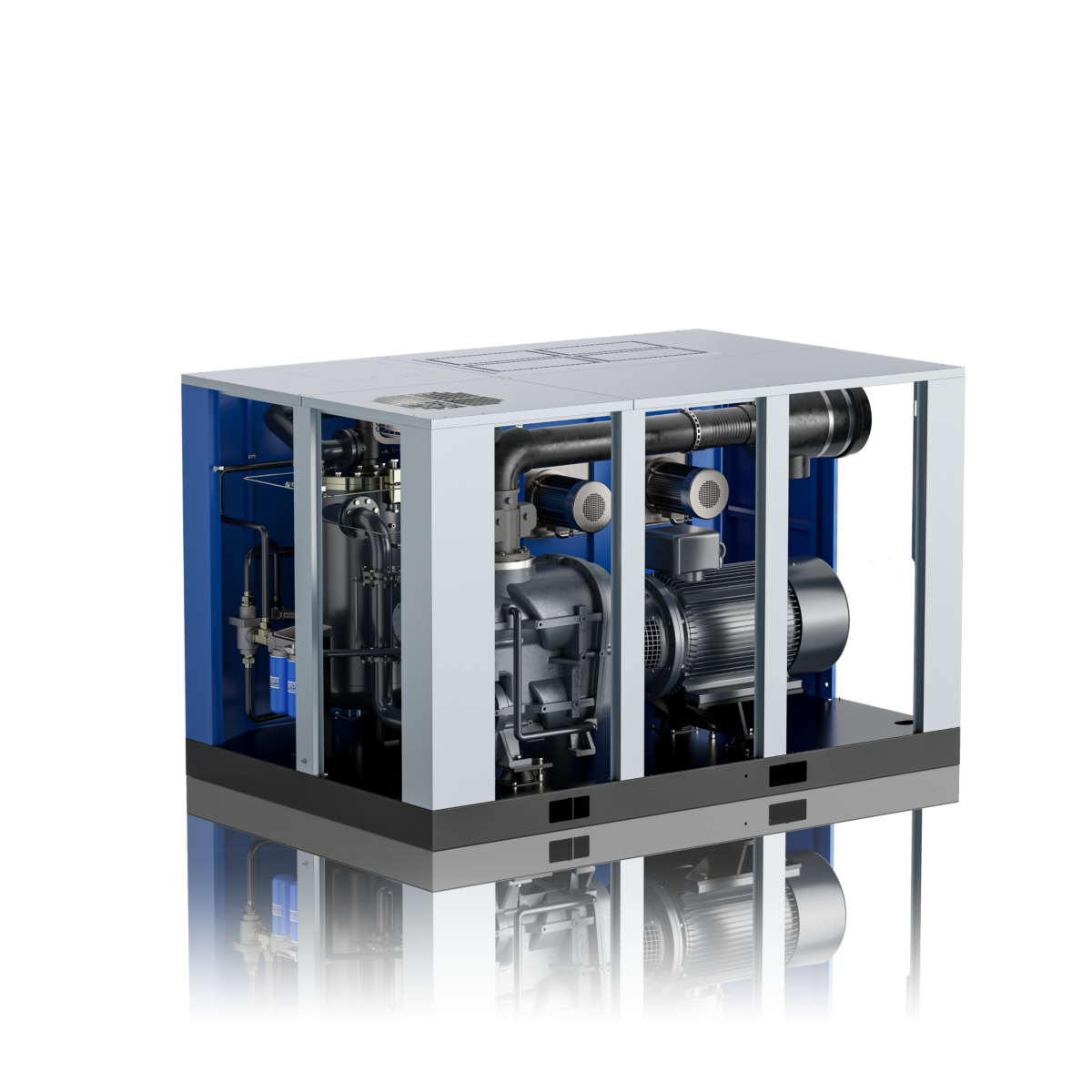Энергоэффективный Двухступенчатый Винтовой Компрессор SCR250HPM 12.5 бар — изображение 4