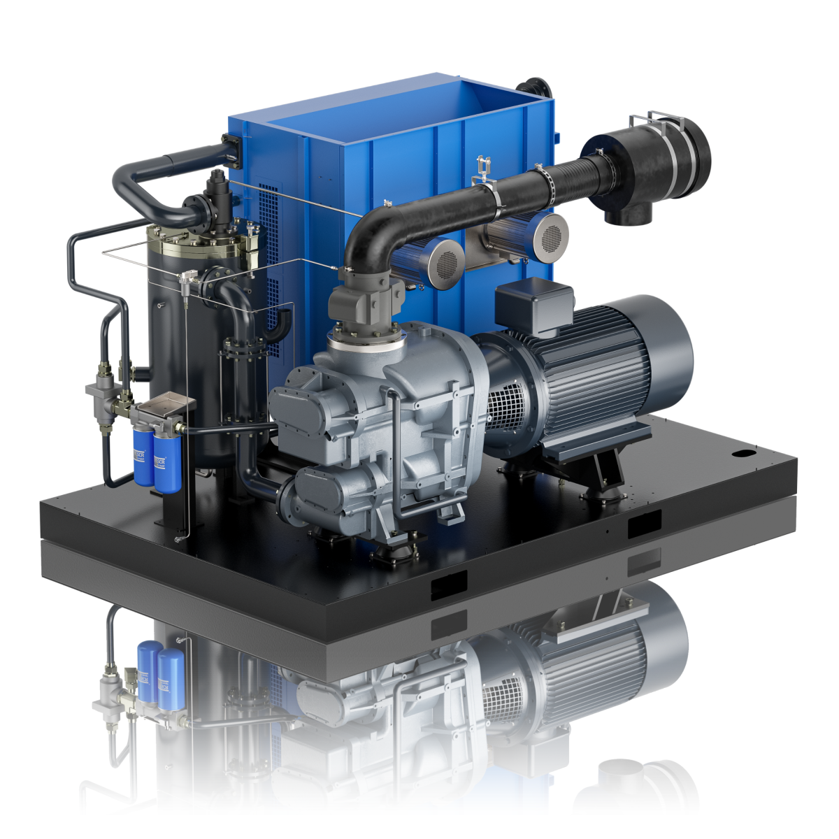 Энергоэффективный Двухступенчатый Винтовой Компрессор SCR220HPM 12.5 бар — изображение 3