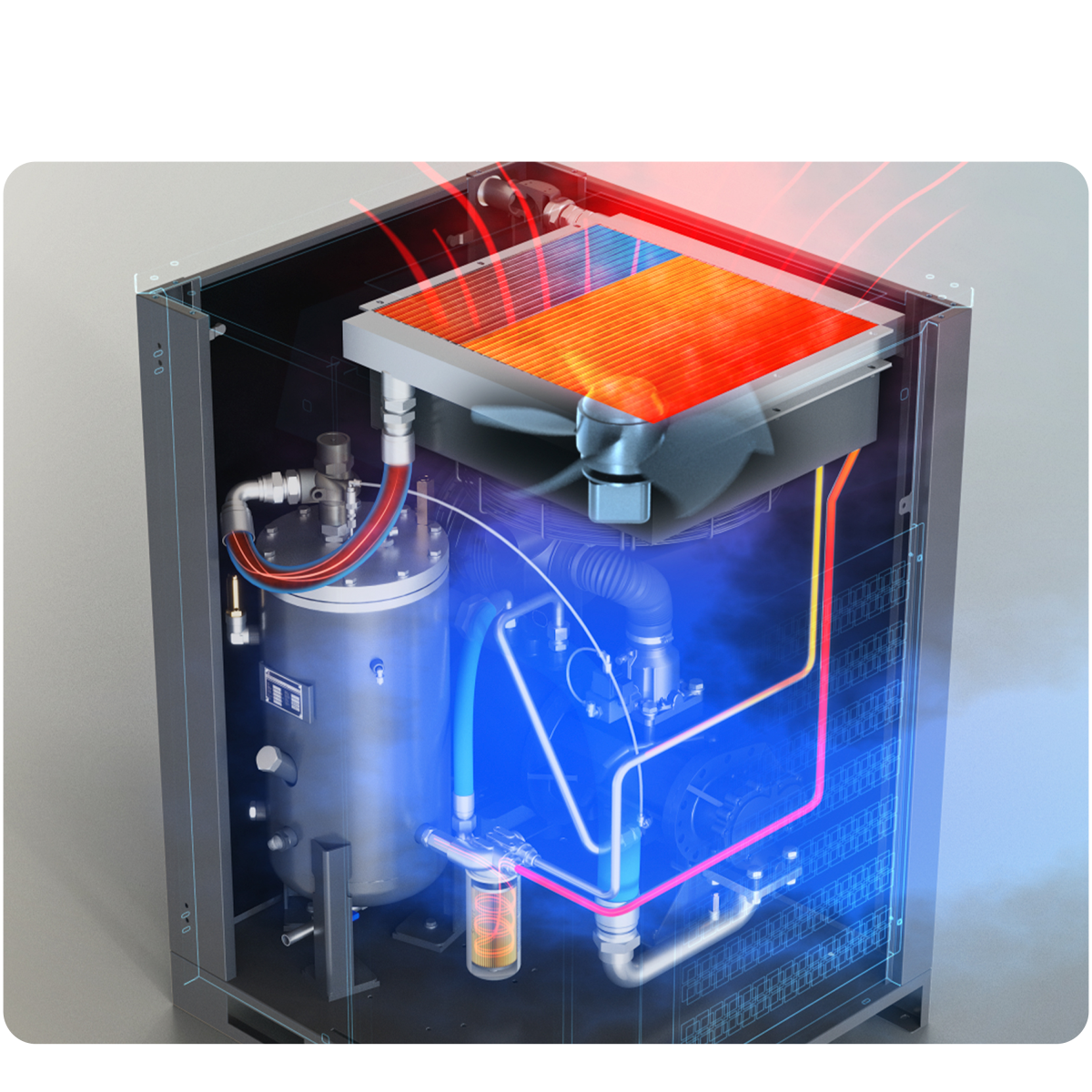 Винтовой компрессор Inversys 15 + pm Laser Compact 16 бар — изображение 5