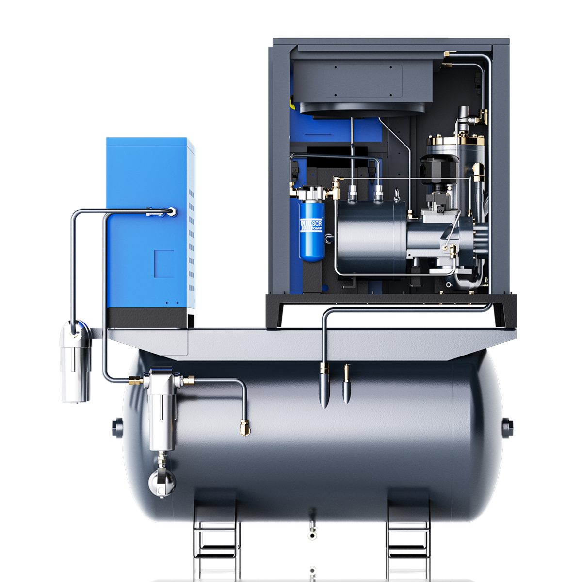 Инверторный Винтовой Компрессор SCR 10APM-T-A 8 бар — изображение 4