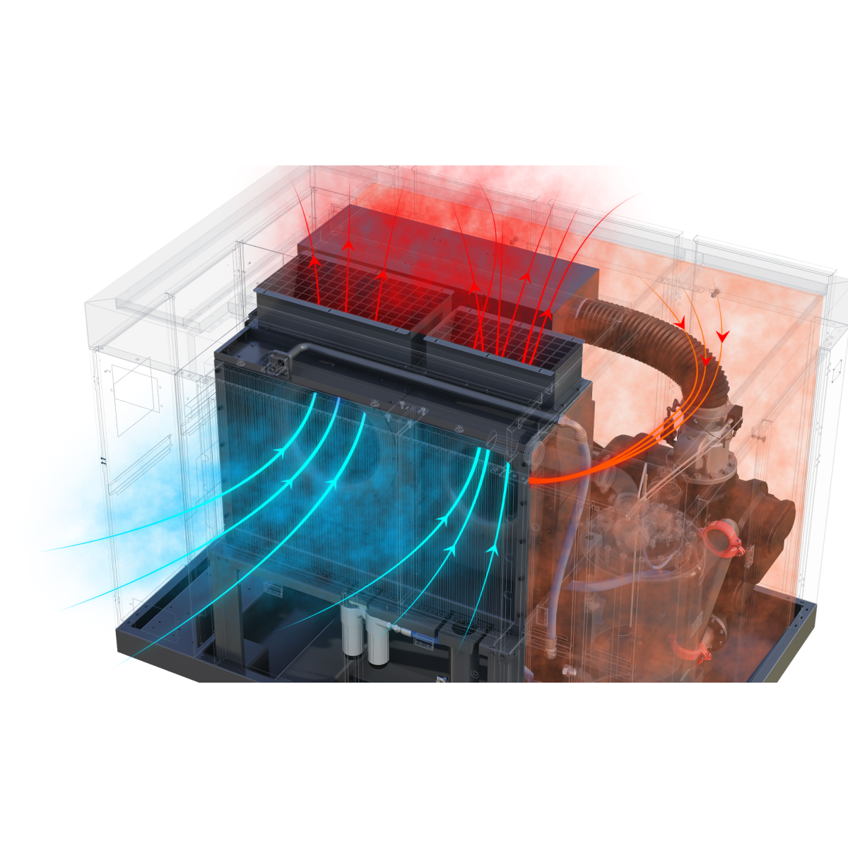 Двухступенчатый винтовой компрессор IMPETUS 90 8,5 бар — изображение 7