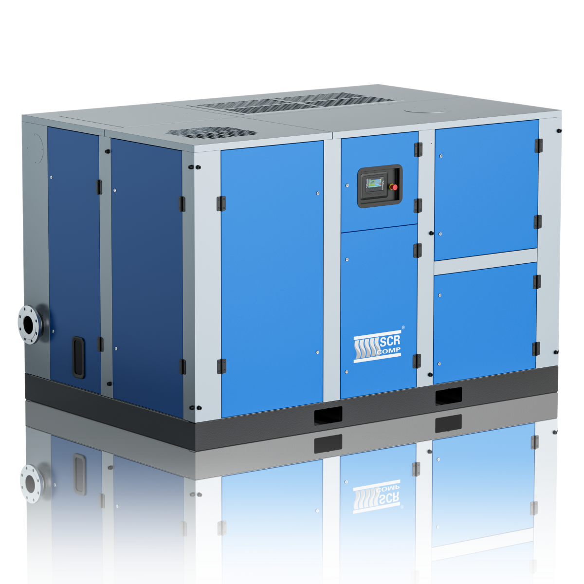 Энергоэффективный Винтовой Компрессор Низкого Давления SCR420LBPM 3-4-5 бар — изображение 2