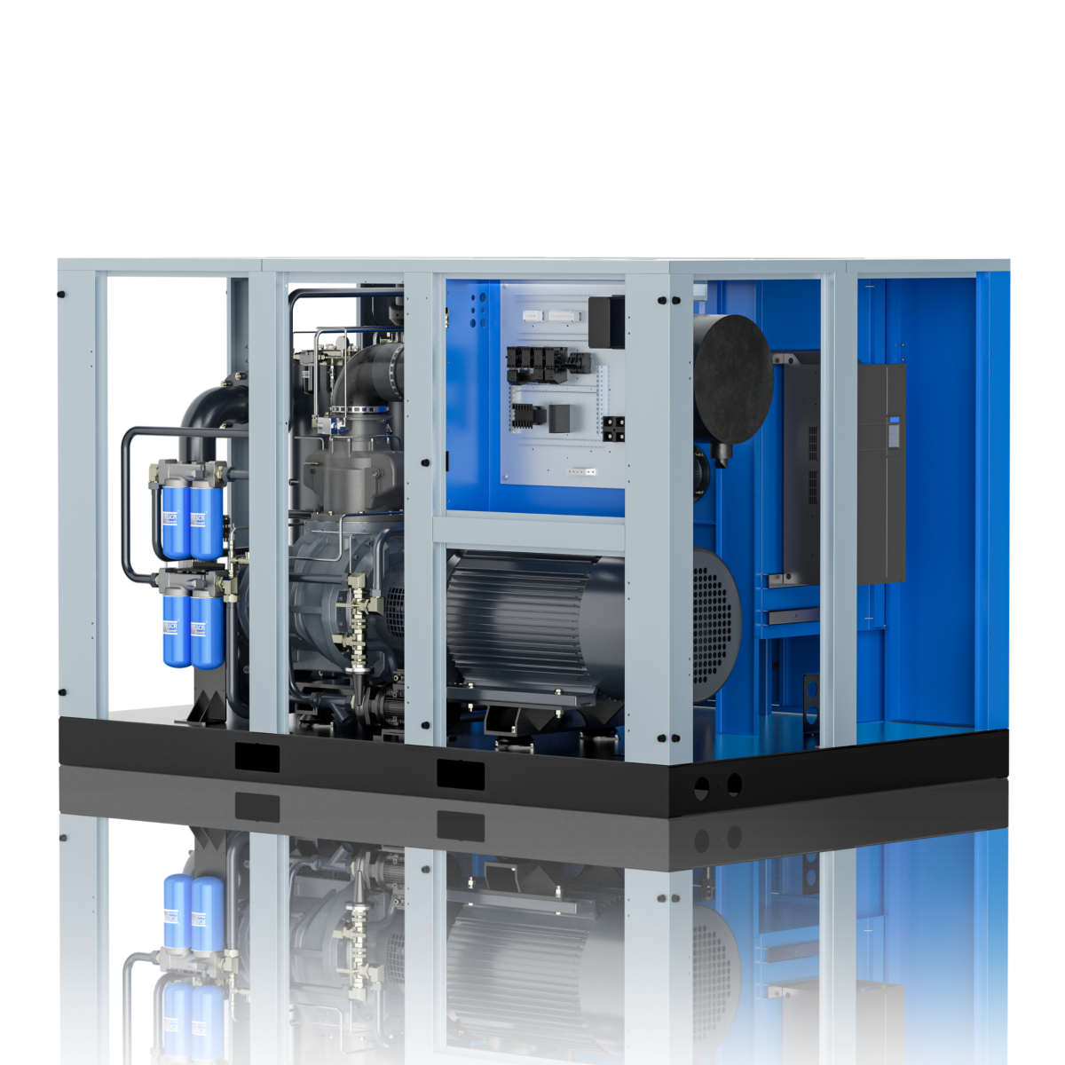 Винтовой Компрессор SCR1200LHPM 4.5 - 5.5 бар — изображение 5