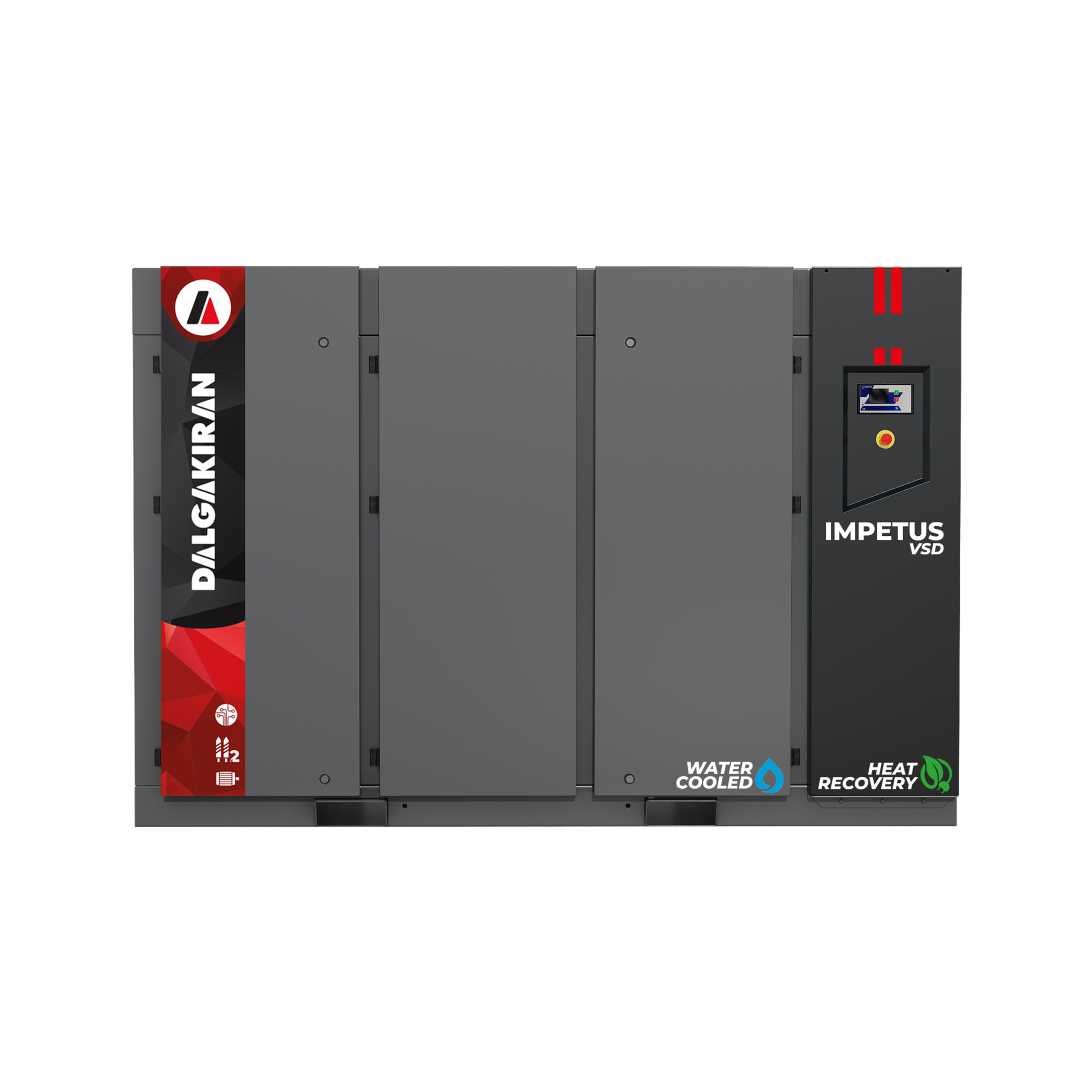 6 Инверторный двухступенчатый винтовой компрессор IMPETUS 160 VSD 13 бар — изображение 1