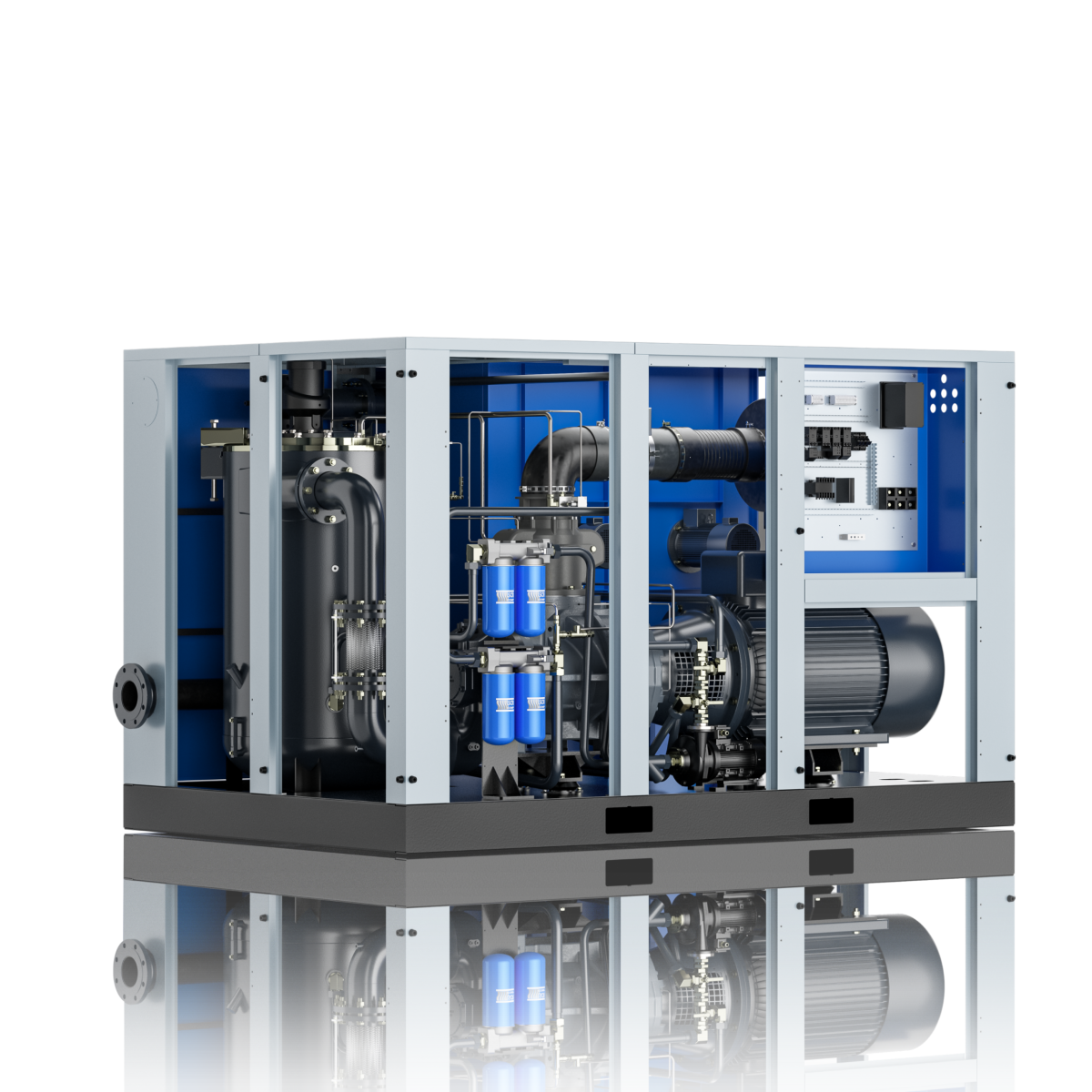 Винтовой Компрессор SCR1200LHPM 4.5 - 5.5 бар — изображение 4