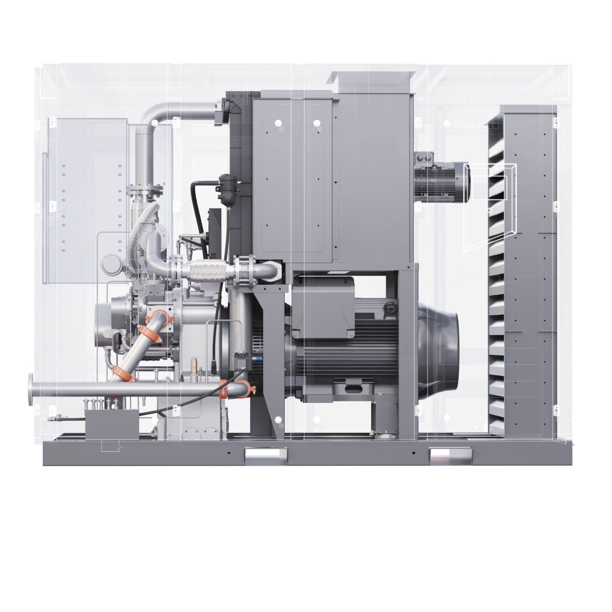 Винтовой безмасляный компрессор EAGLE-N 355 10 бар — изображение 6