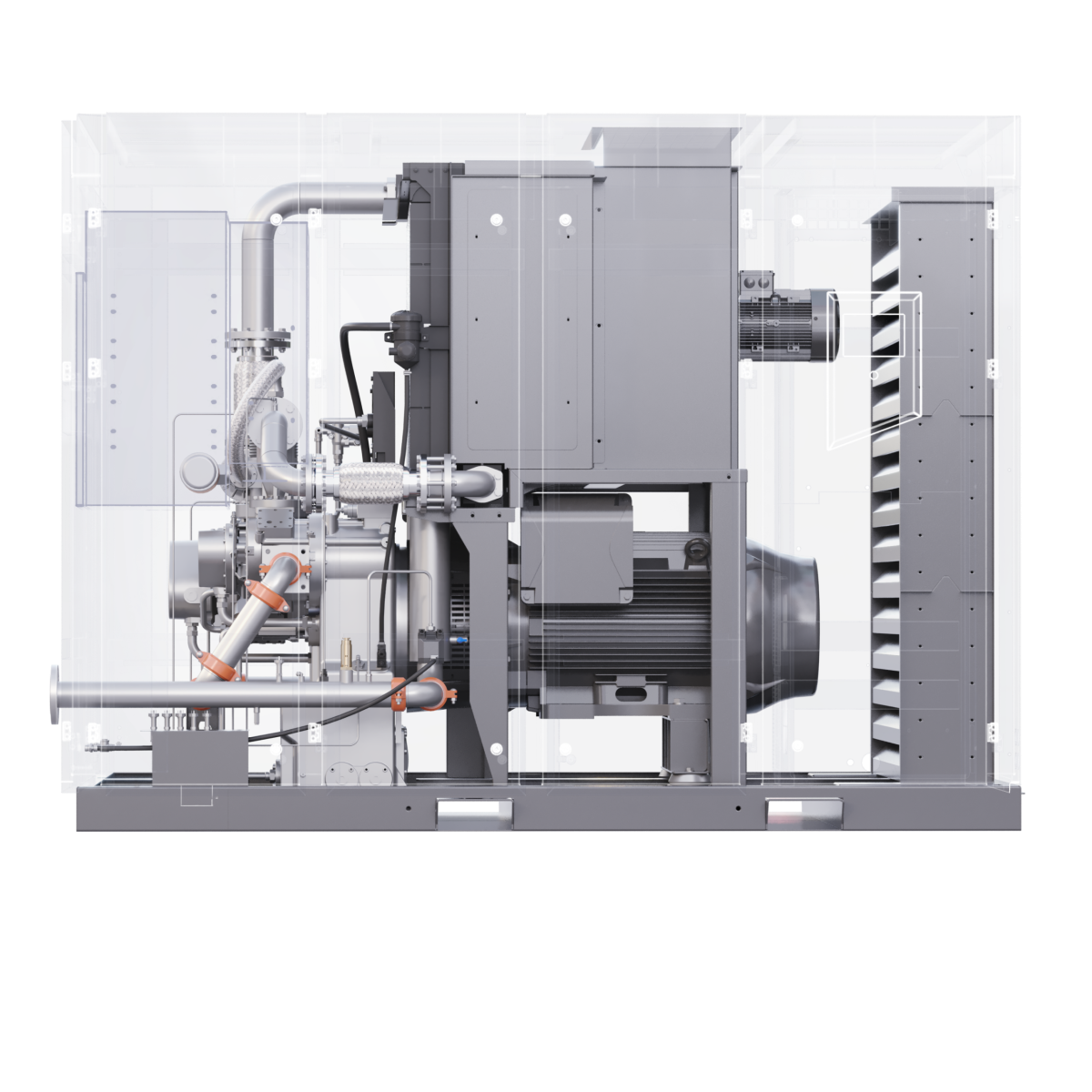 Винтовой безмасляный компрессор EAGLE-N 110 VSD 8,5 бар — изображение 5